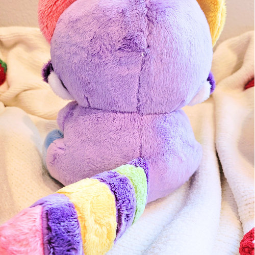 Rainbow Raccoon Plushie - Dream Guardian Series