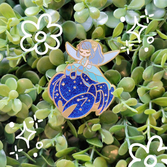 Zodiac Fairy Pin - Cancer