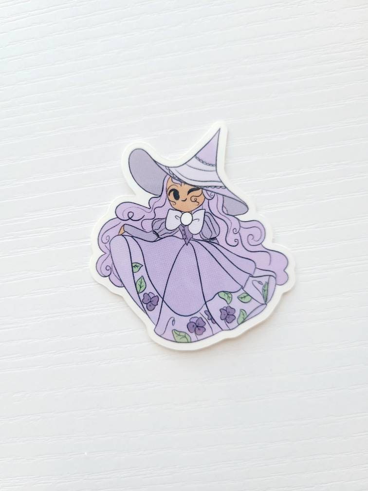 Birthstone Witch Vinyl Stickers - 2 in. stickers