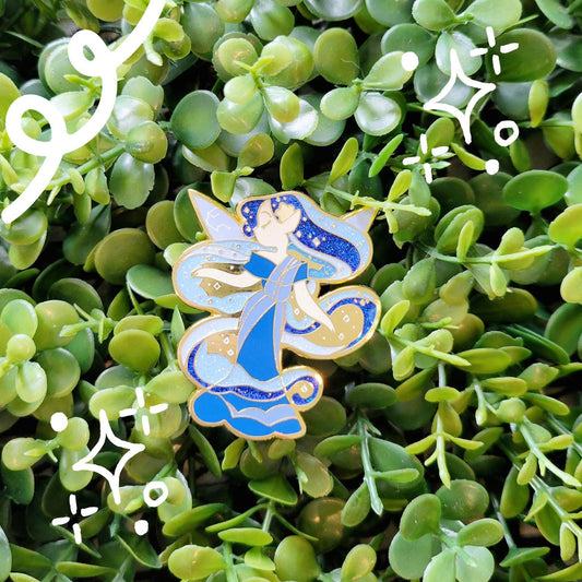 Zodiac Fairy Pin - Aquarius