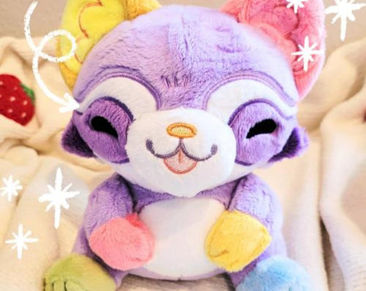 Rainbow Raccoon Plushie - Dream Guardian Series